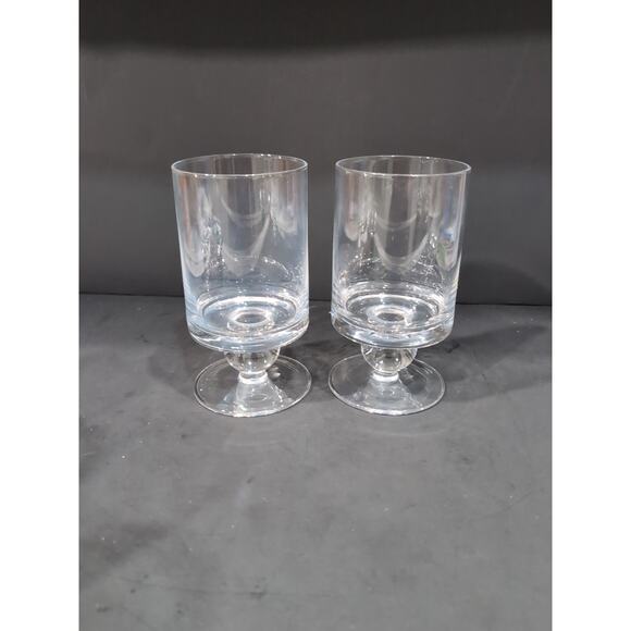 Marquis by Waterford Crystal Rotondo Water Glasses, Set of 2, Clear Drink Glass - Picture 1 of 10